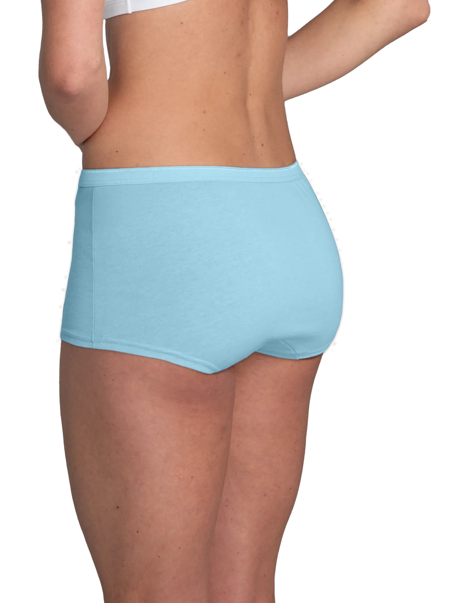 Fruit of the Loom Women's Cotton Boyshort Underwear, 6-Pack