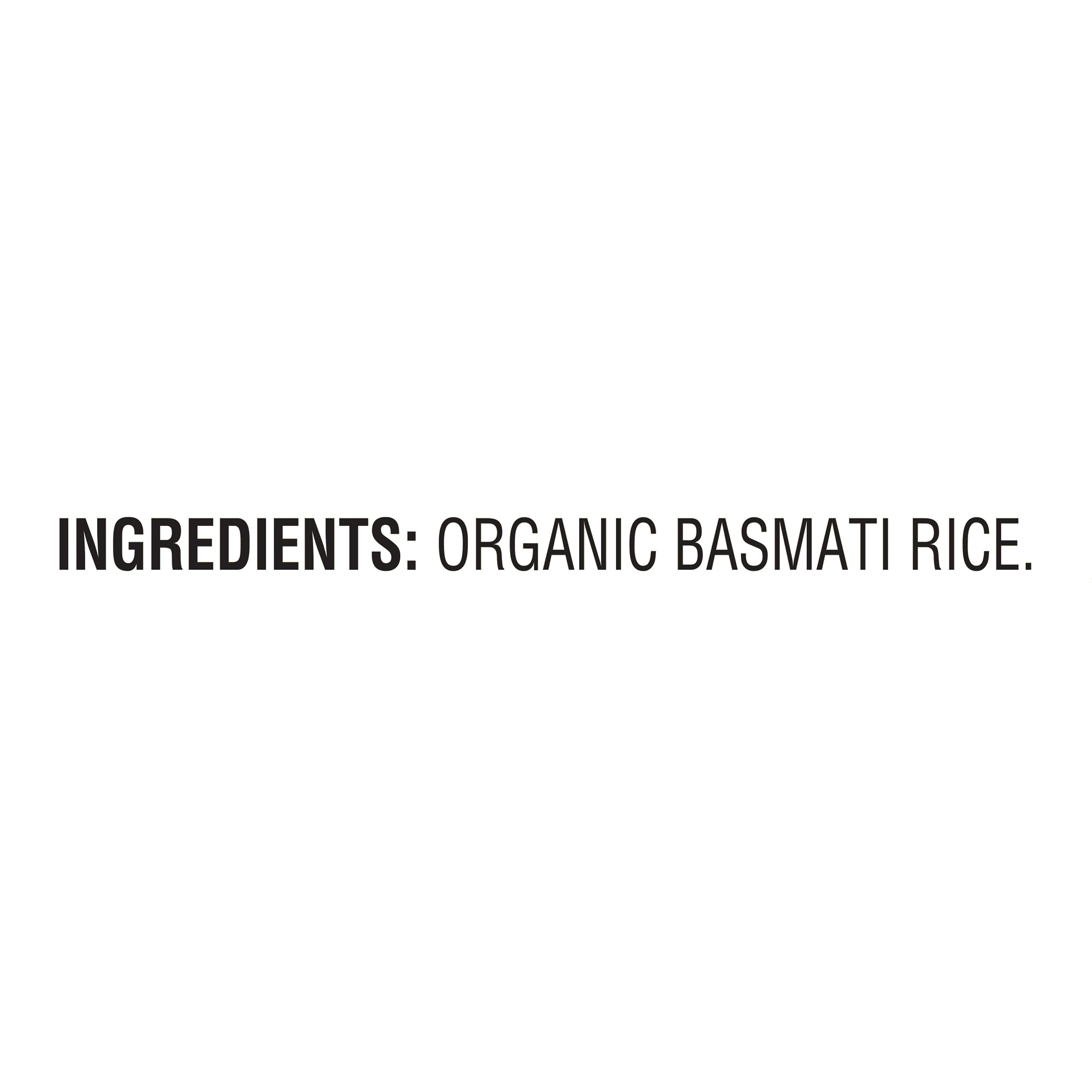(8 pack) Great Value Organic Basmati Rice, 32 oz