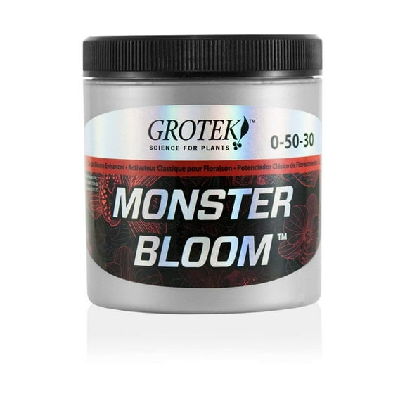 Grotek GTMB6020 Monster Bloom Hydroponic Nutrients, 130g, Black. Pack of 2