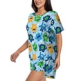thumbnail image 2 of Xecao Cartoon Monster print Swimsuit for women, Summer-ready, sporty style.Quick-dry fabric. Many sizes & colors., 2 of 9