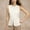 White, variant on Uaswgudfs Women's Summer High Waisted Short Sets Crewneck Button Down Vest Business Work Blazer