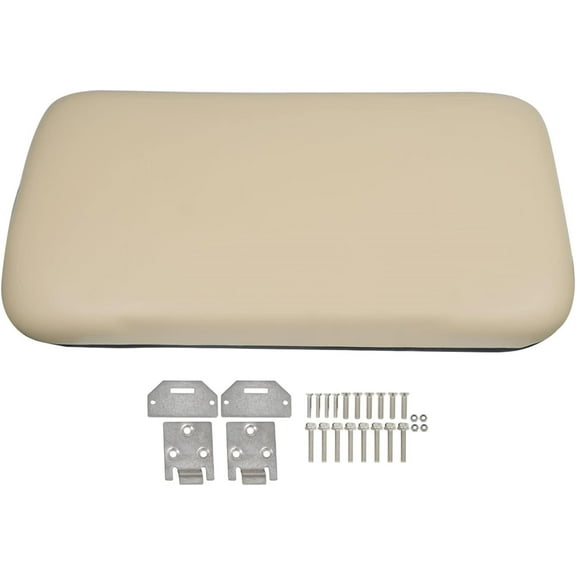 Labwork Tan Front Seat Bottom for EZGO Medalist TXT 1994-2013 Golf Cart Hardware Incl.