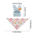 thumbnail image 3 of Seyotauo Easter Bunny Porch Goose Outfits for Cement Goose Lawn Goose Statue Clothes Bunny Ear Hat and Collar Easter Plastic Goose Costume for Easter Party Yard Outdoor, 3 of 6