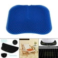 thumbnail image 6 of Silicone Car Seat Cushion, 16.5 Inch Seat Pad, Breathable Pad, 3D Pillar Massage Seat Cover Non Fit for , Blue , 42x42cm, 6 of 10
