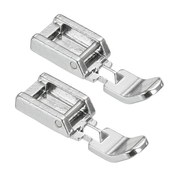 Uxcell 7306-2 Low Shank Narrow Zipper Sewing Machine Presser Foot, 2 Pack