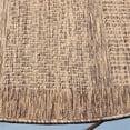 thumbnail image 4 of Safavieh Courtyard Eileen Geometric Indoor/Outdoor Area Rug, Brown/Natural, 5'3" x 5'3" Round, 4 of 8