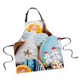 thumbnail image 1 of DOLITY Christmas Apron -Unisex Kitchen Various Pattern -Fade Machine Washable - 8 8, 1 of 6