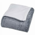 thumbnail image 4 of Lavish Home Gray Polyester Bed Blanket, King - Warm and Beautiful, 4 of 5