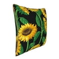 thumbnail image 2 of Kll Sunflower Decorative Throw Pillow Covers Velvet Soft For Couch Sofa Bedroom Living Room Outdoor -20"X20", 2 of 8