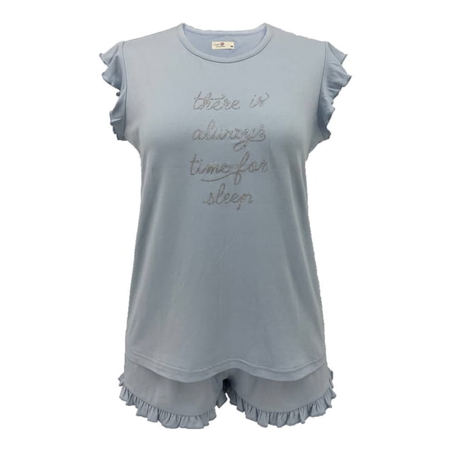 Pijama Secret Treasures Talla G Frase Time For Sleep Cielo