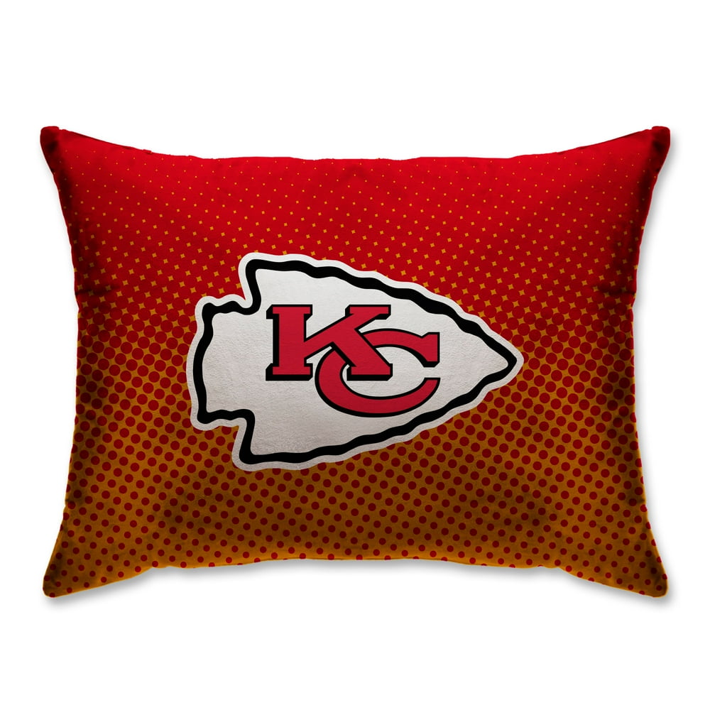 Kansas City Chiefs 20" x 26" Dot Decorative Bed Pillow No Size