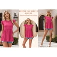 thumbnail image 5 of MOYIKO Womens Summer Tops 2026 Babydoll Shirts Ruffle Sleeve Spring Outfits Dressy Casual Blouses, 5 of 7