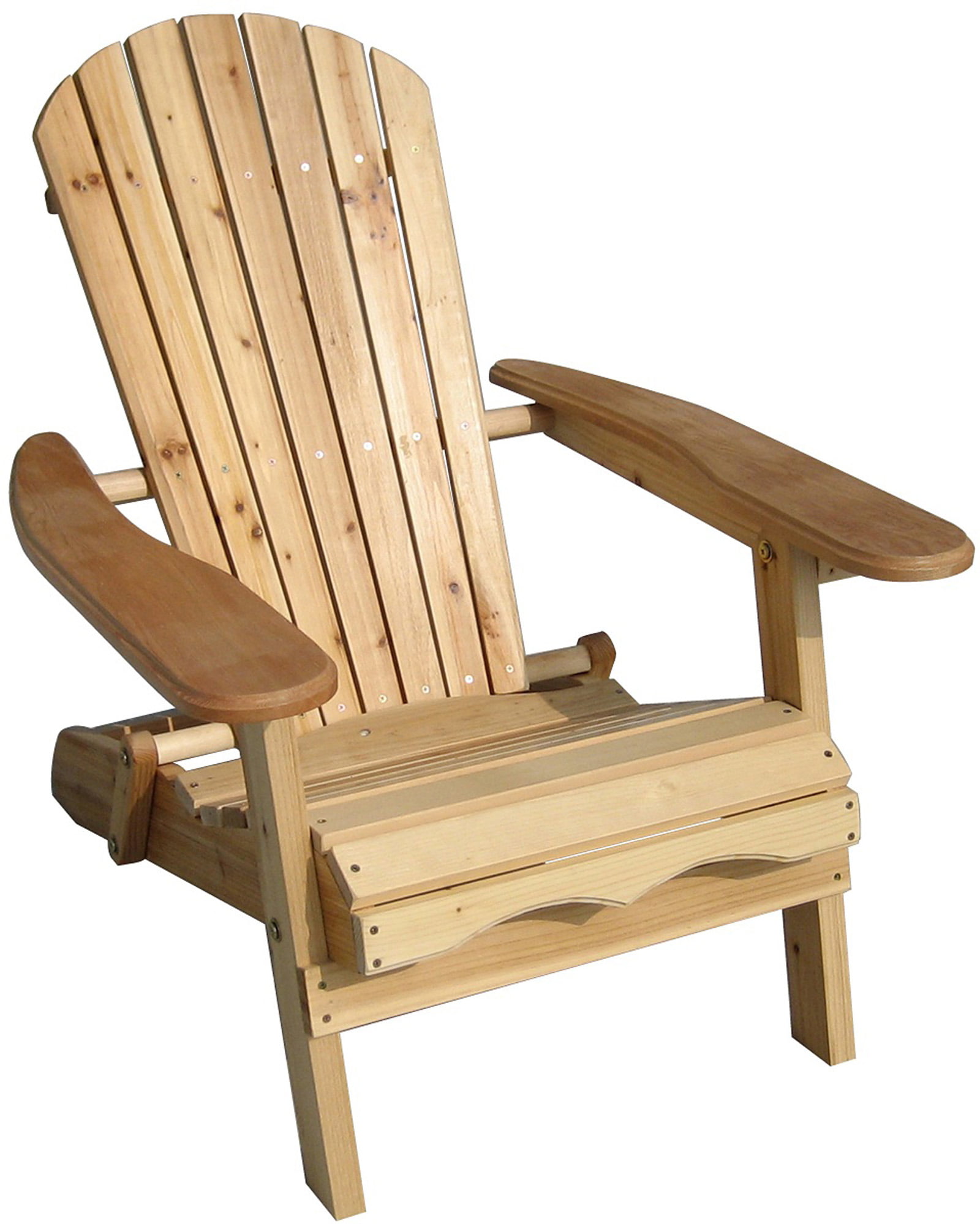 Beige Natural Wood Foldable Adirondack, Poly Outdoor Furniture Kits