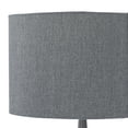 thumbnail image 4 of DecMode 24" Gray Table Lamp with Gray Linen Shade, 4 of 10