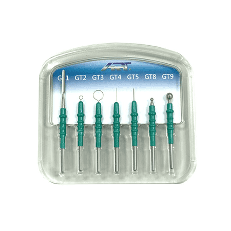 ART Electron ART Electrodes GREEN Set of 7 Pieces: GT1, GT2, GT3, GT4, GT5