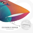 thumbnail image 5 of Bingfone Lighthouse And Whale Standard Size Pillowcase, Long Staple Pure Cotton Envelope Closure Pillow Cover,20"X30", 5 of 9