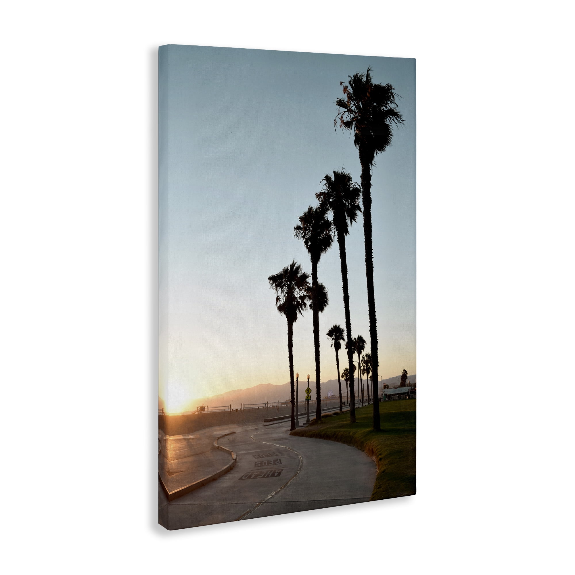Stupell Industries Clear Day Palm Trees Landscape & Nature Photography Wrapped Canvas Art Print Wall Art, 20 x 30