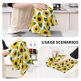 thumbnail image 3 of Sikiie Sunflowers Waffle Weave Kitchen Dish Cloth,Super Absorbent Kitchen Dish Towels 16*26 Inches for Dish Rags Washing Dishes, Drying Dishes, 3 of 7