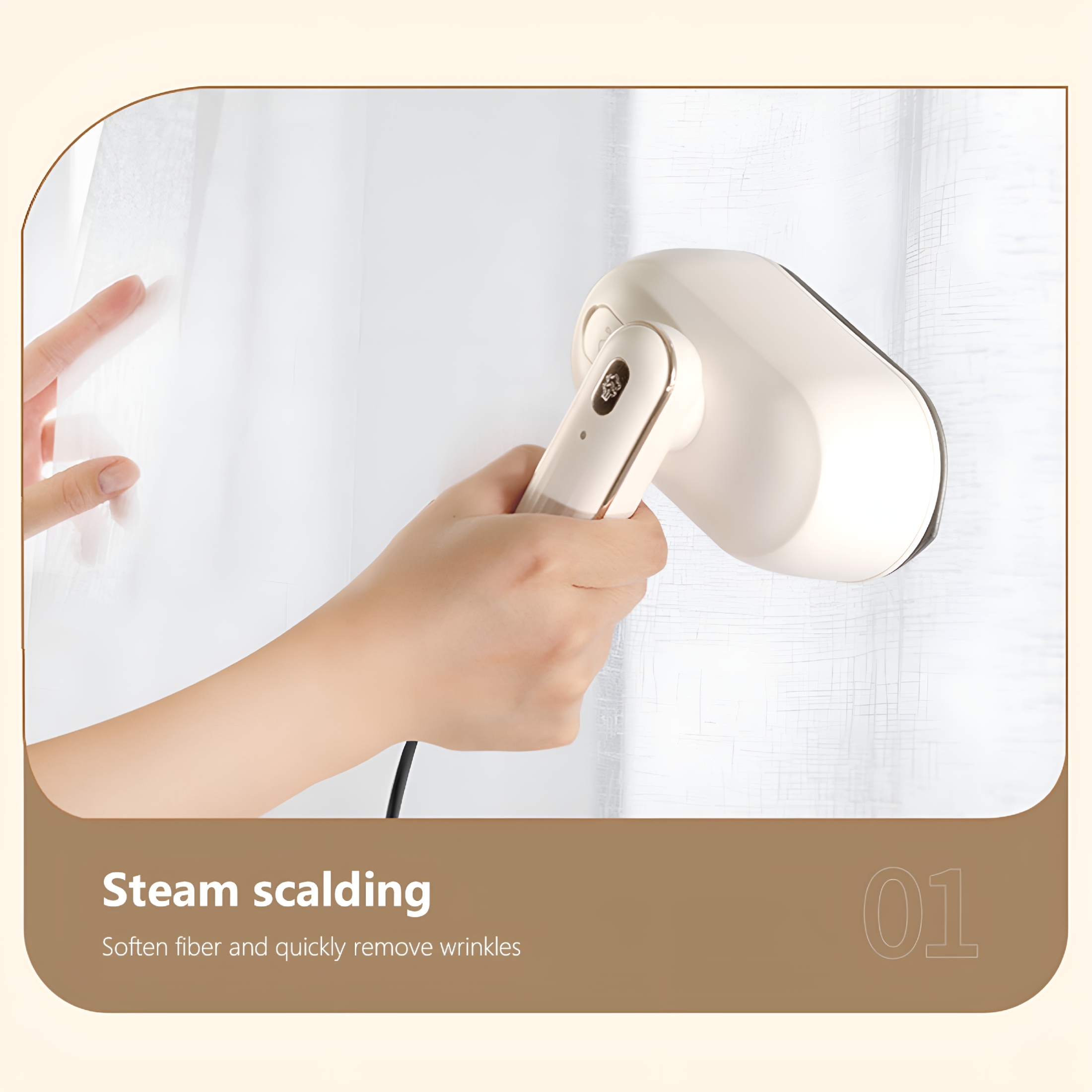 HIBIBUD 2026 New Steam Iron for Clothes with Non-Stick Soleplate 1000W Clothes Iron with 30 Seconds Warm-Up,Overheat Safe Protection&Two Modes, for Home Use, Garment Care, Quick Wrinkle Removal