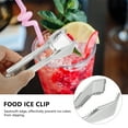 thumbnail image 4 of EeaseMX 1 pinza multifuncional de acero inoxidable para hielo, pinza para alimentos, pinza para hielo con resorte (plateada), 4 of 7