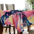 thumbnail image 3 of BZSMCE Square Tablecloth Sunset Hibiscus Pattern Tableclothes, 3 of 9