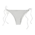 thumbnail image 1 of Tavik Womens Jax Side Tie Swim Mix N Match Bikini Bottom ribbedwhite M, 1 of 2