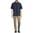 thumbnail image 6 of Cafe Luna Men's Short Sleeve Panel Woven Shirt, 6 of 6