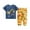Blue2, variant on Tiijoy Little Boys Pajama Set Cartoon Short Sleeve Top Pants Sleepwear Clothing Sets, Sizes 5-6
