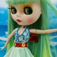 thumbnail image 4 of 1/6 elegante vestido de playa sin espalda con cuello en V y calzoncillos para muñecas Blythe que cambian el mejor regalo Baoblaze Vestido de muñeca para Blythe, 4 of 8