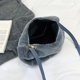 thumbnail image 3 of Bolsa De Mensajero Bolsa de hombro de felpa de mensajero con patrón de rombos informal Sólido para el trabajo (Azul) Tmvgtek Para Estrenar, 3 of 9