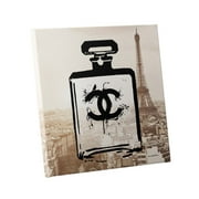 Venice Beach Collections Fairchild Paris - Chanel Perfume Bottle Paris - Canvas Wall Art 16" x 16"