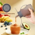 thumbnail image 4 of ZenCart Silicone Food Bags for Toddlers Fruit Puree Squeeze Bag Reusable Food Pouches BPA Free Homemade Puree Storage Pouch with Straw Handles, 4 of 8