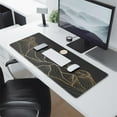 thumbnail image 2 of Non-Slip Waterproof Gaming Mouse Pad: Extra Large Desk Mat, Black, 31.5x11.8inch, with High-Quality Stitched Edges - Perfect for Gaming, 2 of 7