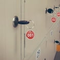 thumbnail image 5 of 10PCS Number Tags 1-10, Number Key Tags Aluminum Numbered Tags Metal Key Tags Keychain with Key Rings for Organizer Field Sales Hangers Clothes Labels ID Tag, Red, 5 of 6