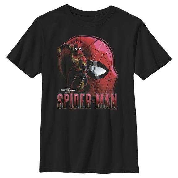 Boy's Marvel Spider-Man: No Way Home Profile Graphic Tee Black Small