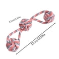 thumbnail image 3 of TIELUTT Rope Durable and Chew for Medium and Large Dogs for Teething and Boredom . A Tough Dog Big Dogs Pack Dog Durable Squeaky Interactive Rubber Dog for Little Dogs Game for Dogs Dog Rope Large, 3 of 7