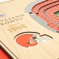 thumbnail image 2 of YouTheFan NFL Cleveland Browns 5 Layer Stadiumview Wall Art, 2 of 5