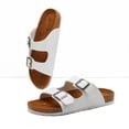 thumbnail image 2 of Weestep Cork Footbed Leather Insole Women's Sandal(5.5-6, White), 2 of 7