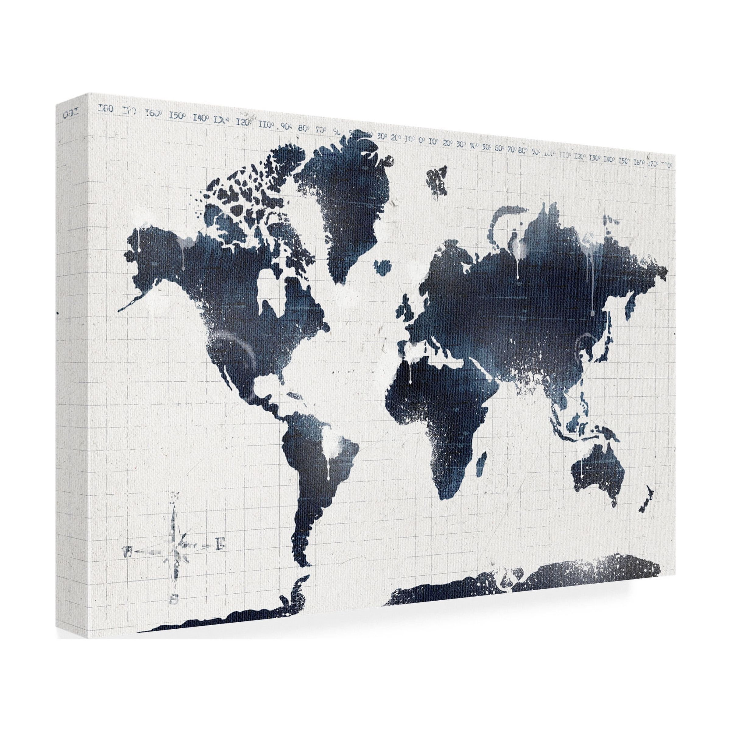 Trademark Fine Art 'World Mape 12' Canvas Art by ALI Chris