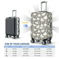 thumbnail image 4 of Yiaed Herd of ducks Print Travel Luggage Cover Suitcase Protector Covers Elastic Luggage Anti-scratch(No luggage included）-, 4 of 7