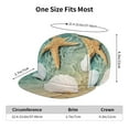thumbnail image 4 of Hirioo Starfish And Seashell for Baseball Cap Men Cap Flat Brim for Men Women Teens Adjustable Baseball Cap, 4 of 7