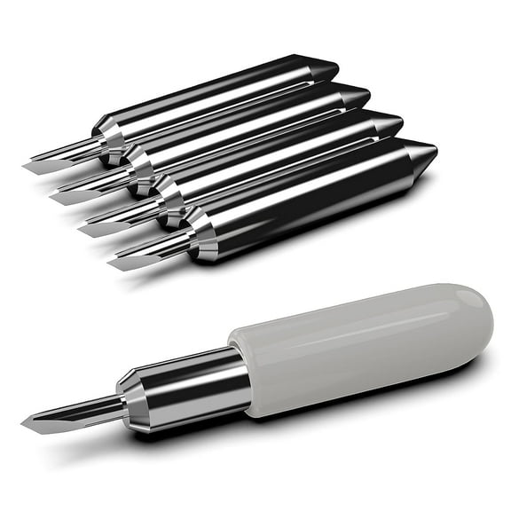 5PCS Replacement Cutting Blades Compatible with Joy, Cut Vinyl Fabric Carbide Standard Blade Compatible with Joy Xtra