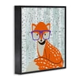 thumbnail image 3 of Stupell Industries Cottage Fox & Birch Trees Black Framed Giclee Art, 12 x 12, by Kim Allen, 3 of 7