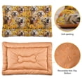 thumbnail image 2 of Iauyy 18x24inch Washable Dog Bed Mats, 4cm Thick Comfort Pet Bed with Non-Slip Bottom for Crates, Indoors & Outdoors - Puppy Essentials,Silly Dog, 2 of 5
