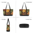 thumbnail image 6 of FORMRS Canvas Laptop Tote Bag for Women with 15.6" Computer Compartments Shoulder Handbag, Colorful Autumn Leaves, 6 of 7
