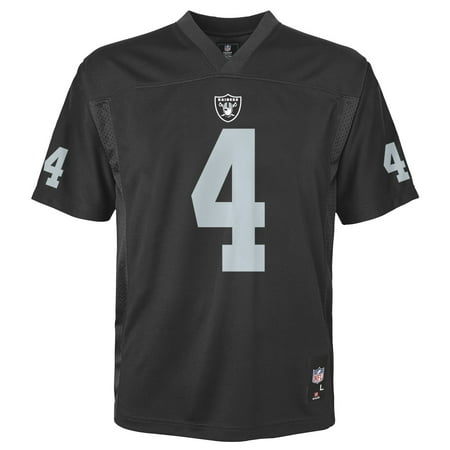 Oakland Raiders Football Jersey - Derek Carr Oakland Raiders Youth NFL Mid Tier Replica Jersey