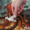 thumbnail image 3 of Giant Octopus Wooden Jigsaw Puzzles, Intellectual Entertainment Educational Puzzles Fun Family Game Creative Gift for Friends Parents Grandparents, 500 Pieces, 3 of 6