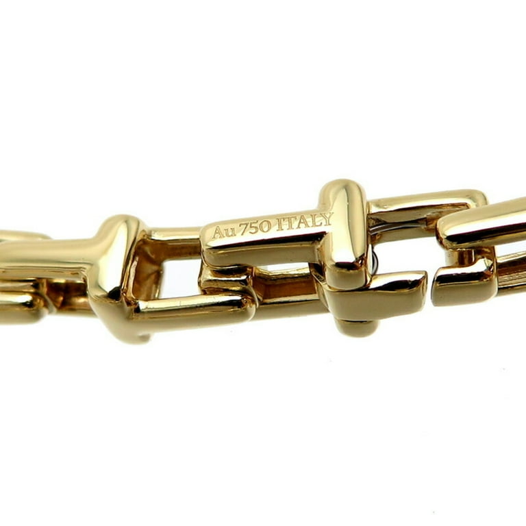 Pre-Owned Tiffany T narrow chain women's and men's bracelet Pre-Owned Tiffany T narrow chain women's and men's bracelet