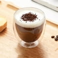 thumbnail image 5 of ZCtt Ensemble de 6 Tasses à Espresso en Verre Borosilicaté à Double Paroi de 80 ml, 5 of 5