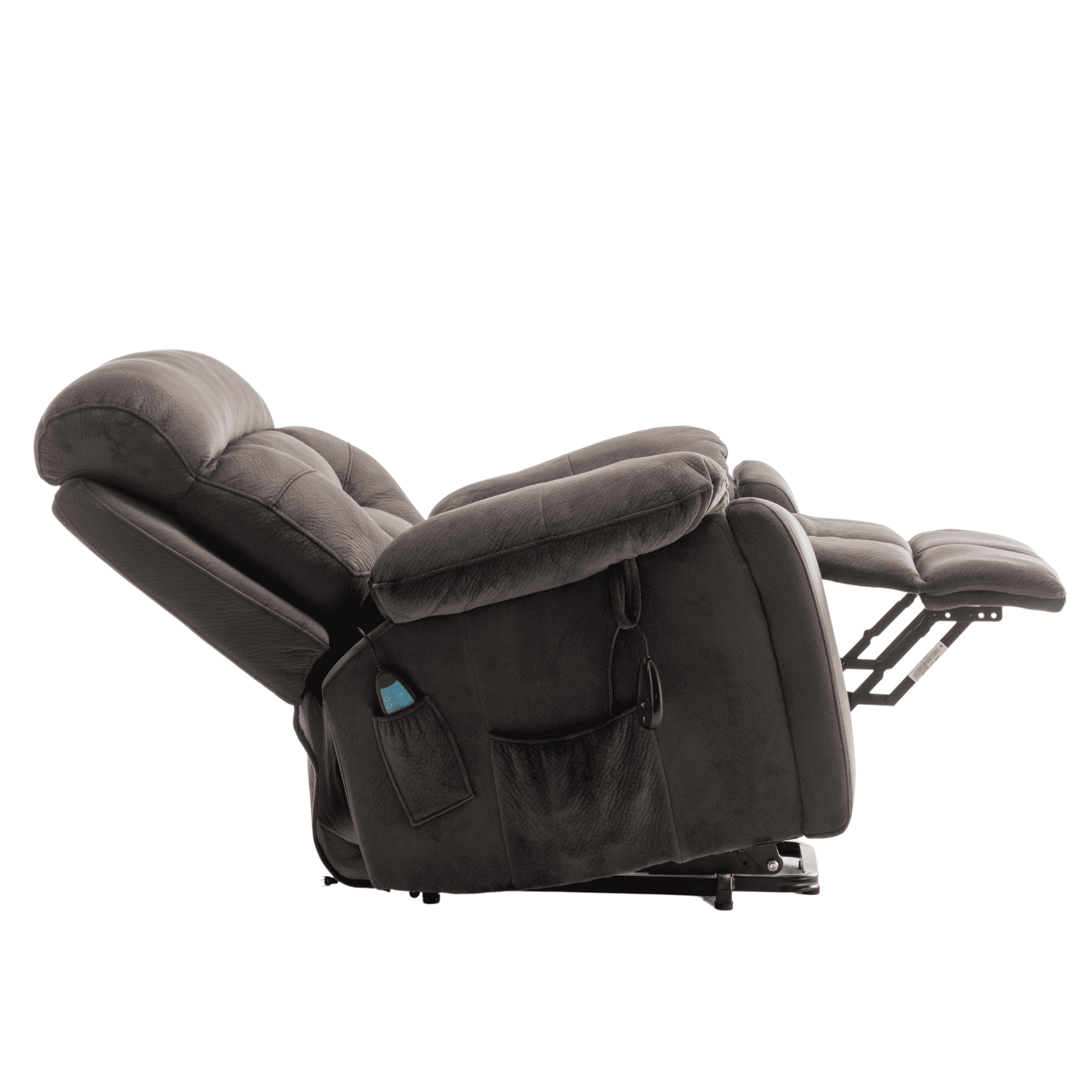 JUUXO Oversized Lift Recliner Chair, 26-inch Extra Wide Seat Big Man Recliner, Large Power Lift Chair with Heated Massage & Hidden Cup Holder